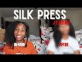 Doing My First Silk Press In 10 YEARS At Home