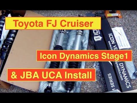 FJ Cruiser Icon Stage1 & JBA UCA Installation