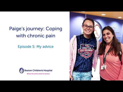 Paige’s journey: Coping with chronic pain | Episode 5: My advice