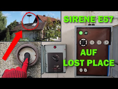 SIRENE E57 AUF LOST PLACE + Probealarm zum Warntag 2025 in Hofwiesen