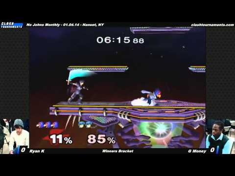 SSBM - G Money vs Ryan K - No Johns Monthly