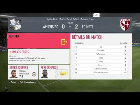Ligue Ligue 1 - J4 - Amiens VS Metz