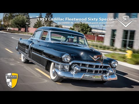 9k Mile 1953 Cadillac Fleetwood Series Sixty Special