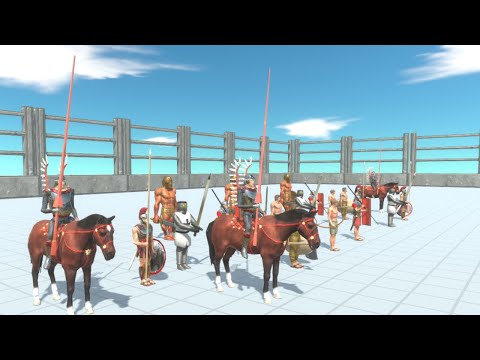 3x Ancient Humans vs Faction | Animal Revolt Battle Simulator