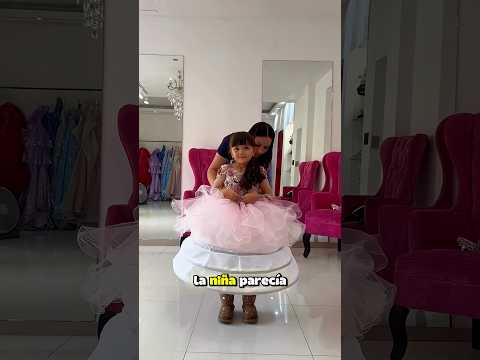 La pequeña se convirtió en princesa en su cumpleaños 😊❤️