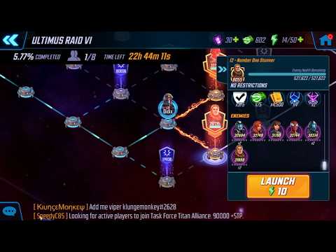 Marvel strike force - ultimus raid VI - Thor node