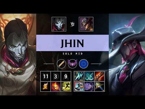 Jhin Mid vs Twisted Fate - EUW Master Patch 25.06