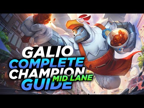 SMASH THEM INTO THE GROUND!! SEASON 8 GALIO GUIDE! - League of Legends