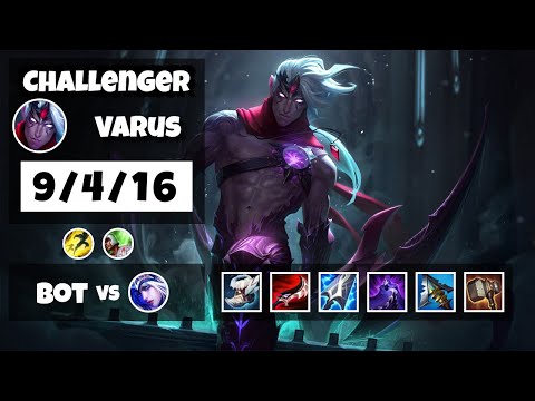 Varus vs Ashe OCE Challenger BOT (9/4/16) - v11.13