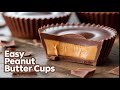 Better Than Reese S ONLY Four Ingredients Homemade Dark Chocolate Peanut Butter Cups