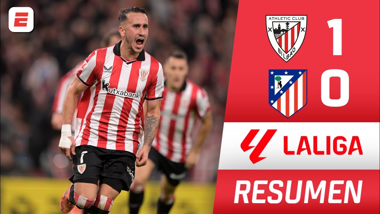 ATLÉTICO DE MADRID suma otro tropiezo y cae 1-0 vs ATHLETIC CLUB con gol de Álex Berenguer | La Liga