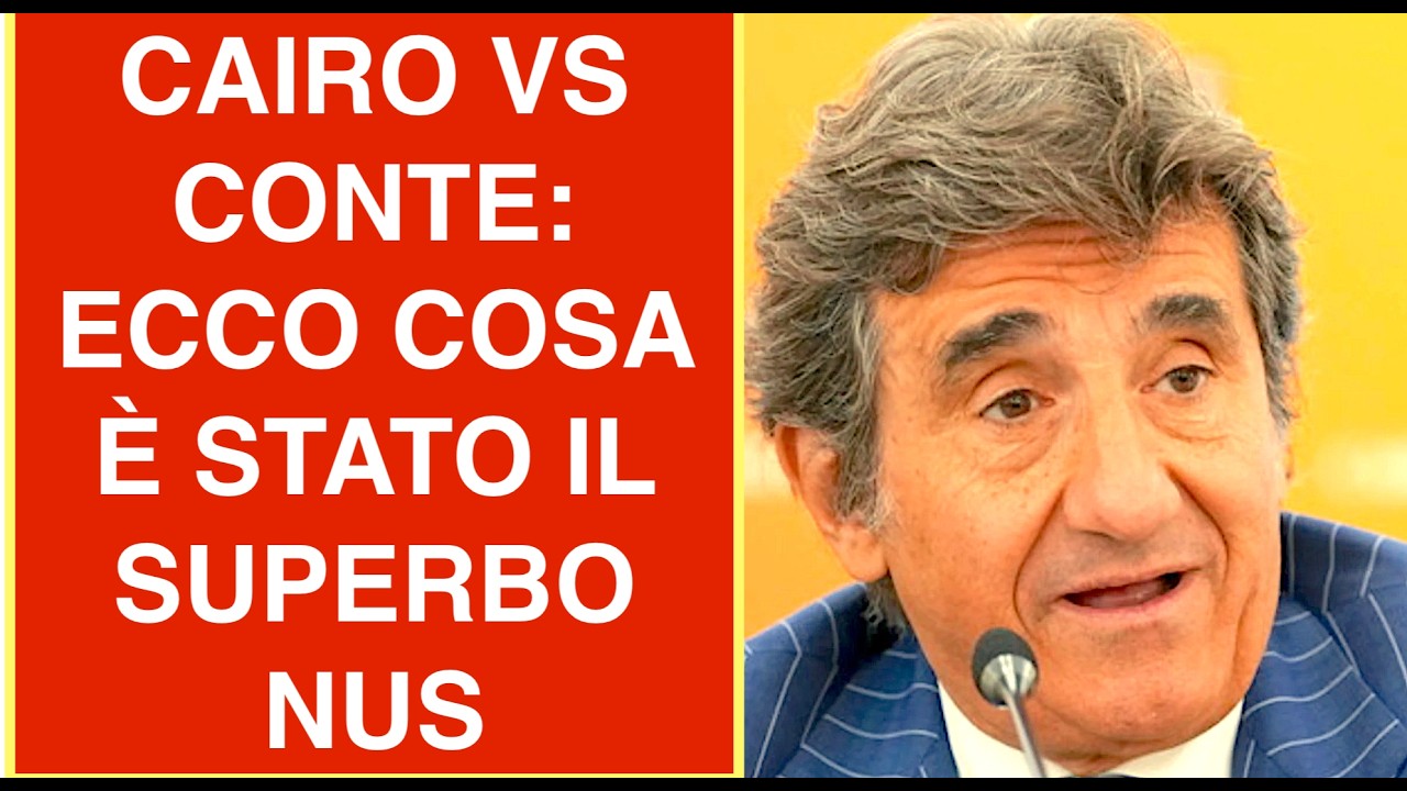 URBANO CAIRO VS CONTE: ECCO COSA È STATO VERAMENTE IL SUPERBONUS