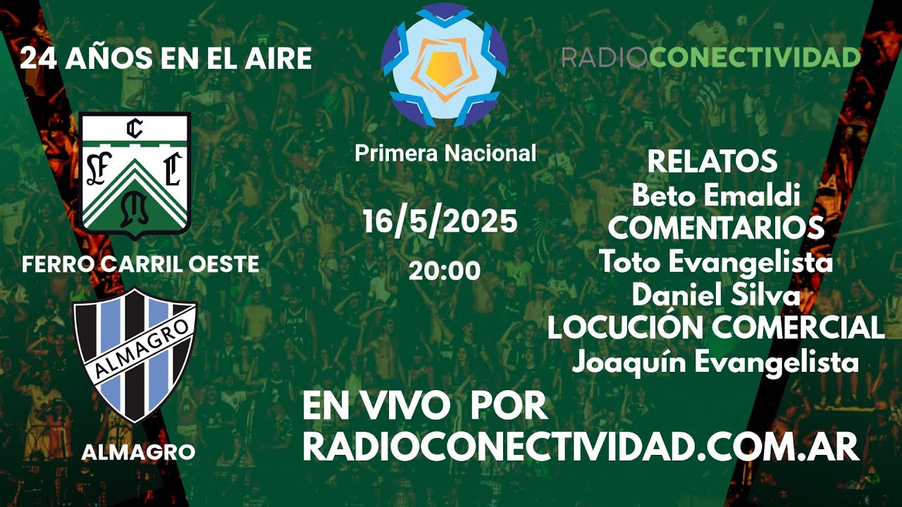 Ferro Carril Oeste vs. Almagro (16/5/2025)