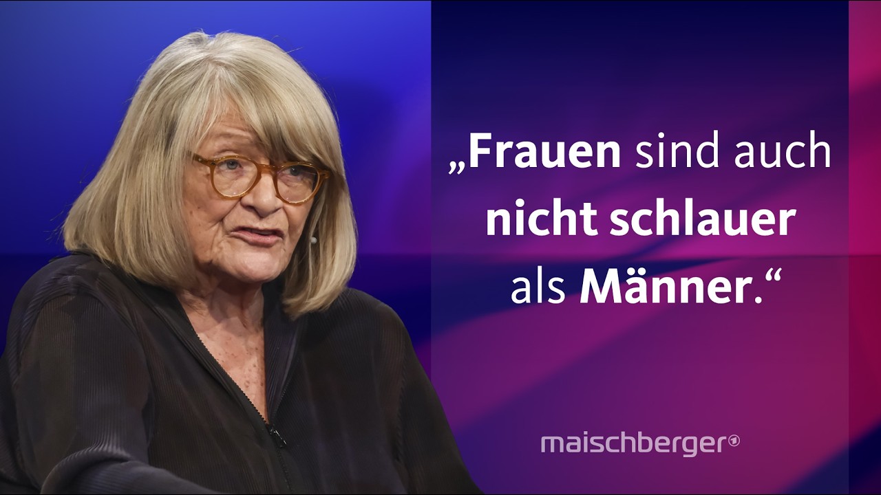 Alice Schwarzer: Erlebt das Patriarchat ein Comeback? | maischberger
