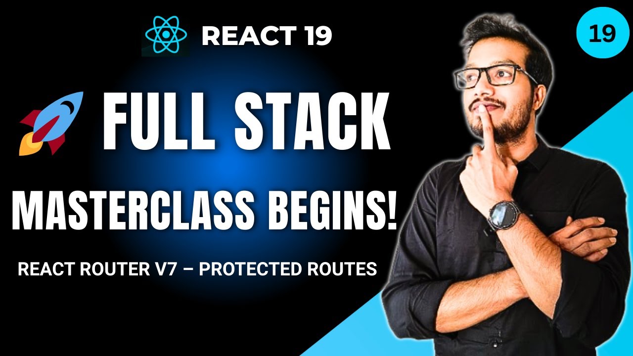 How to Create Protected Routes in React | Auth Guard Example | React Router | React 19 - Ep 19