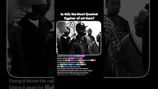 Most Goated Cypher of all time with Eminem, Black Thought &amp; Mos Def  With Rhymes Highlighted
