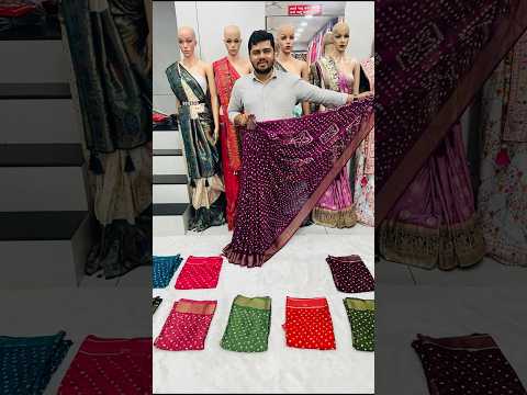 લુઝ બાંધણી #saree #instagram #viral #video #shorts #New #trending #wedding #youtube #ytshorts #art
