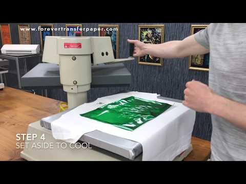 Metallic t-shirt printing - forever laser light/ no cut and ...