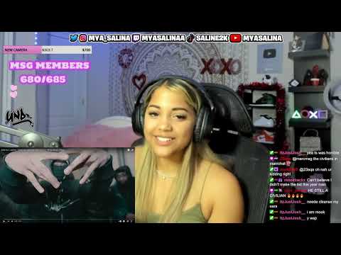 Mya Salina REACTS to Sdot Go x Jay5ive - GRINCHIN (Shot By. KLOVizionz) ( Official Music Video)