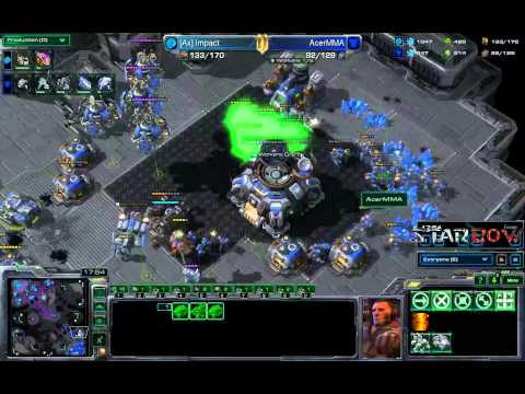 AcerMMA Vs [Ax] Impact - Starbow game from Axiom in-house tournament