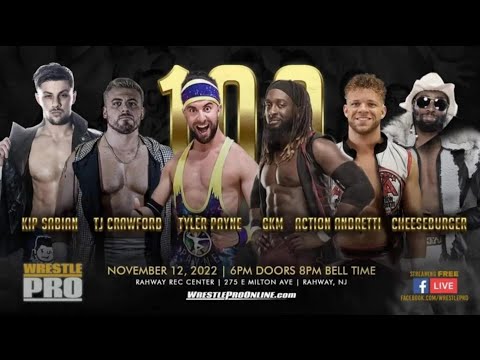 FULL MATCH - GKM vs Cheeseburger vs Tyler Payne vs TJ Crawford vs Kip Sabian vs Action Andretti