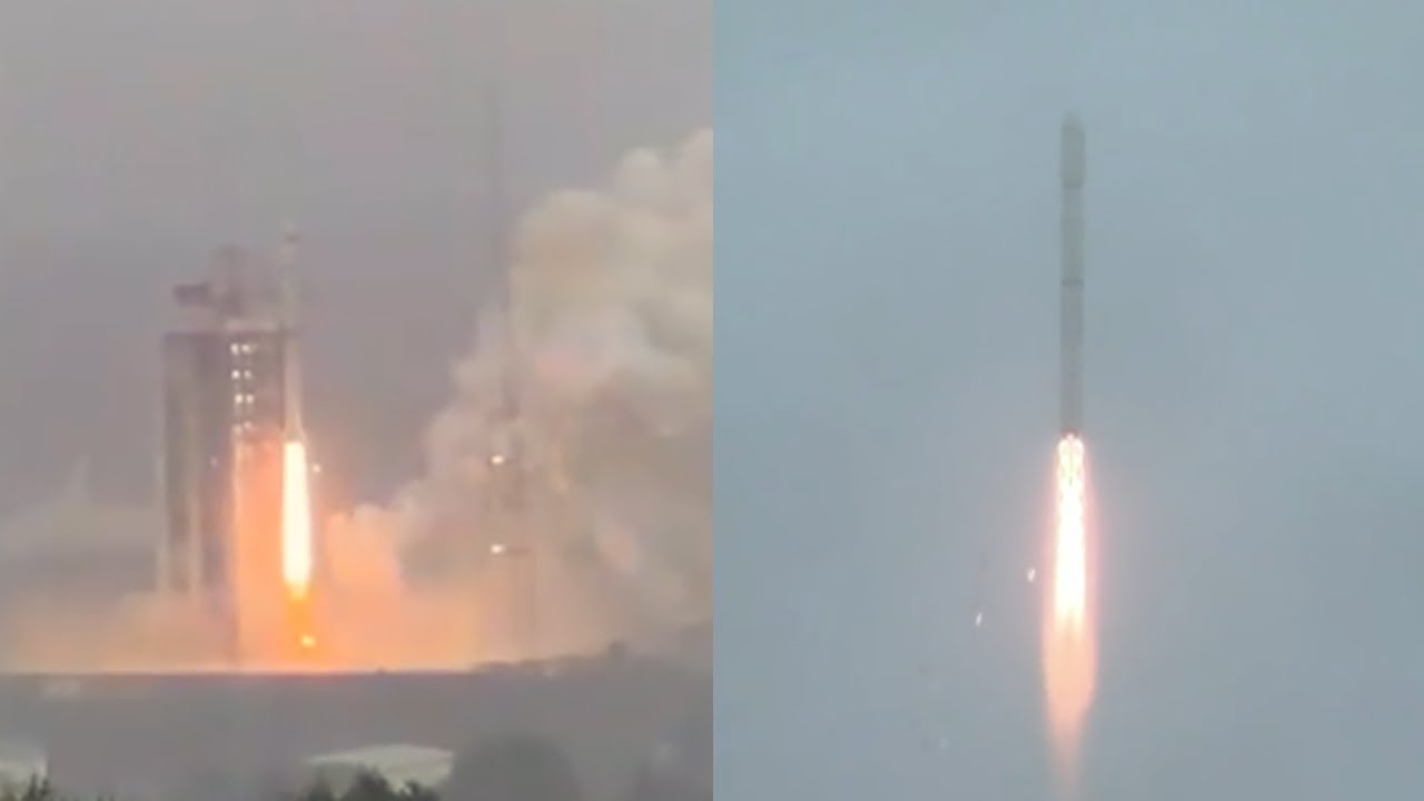 Long March-4B launches TianHui-2 02 - YouTube