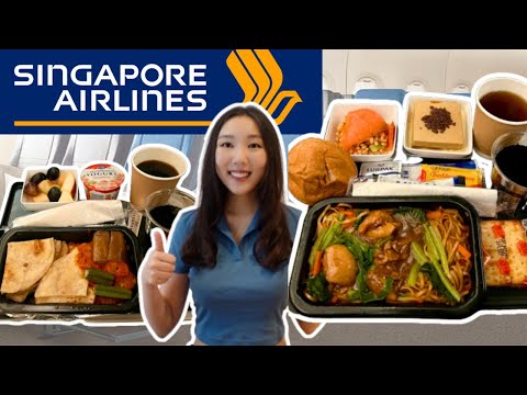 Singapore Airlines Economy Food Review✈️ 3 meals!