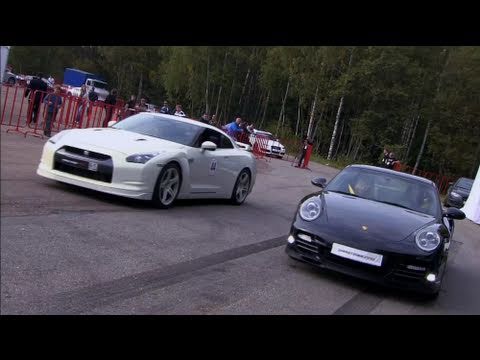 Porsche 911 Turbo S vs Nissan GT-R