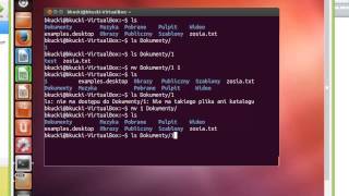 006 Kurs Linuxa: kopiowanie folderów z zawartoscia