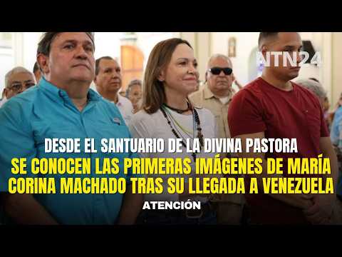 Se conocen las PRIMERAS IMÁGENES de María Corina Machado tras su llegada a Venezuela
