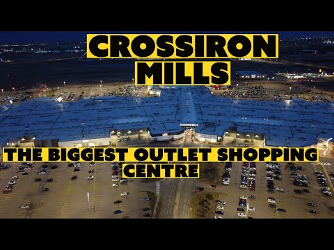 The biggest one-level outlet mall in Alberta - Crossiron Mills #calgary