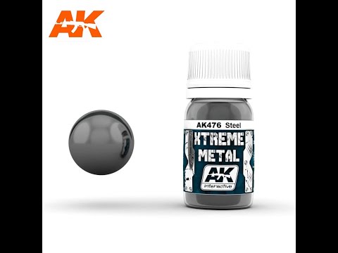 AK Interactive : Xtreme Metal : Natural Metal Finish Paints : Product Review / Tutorial
