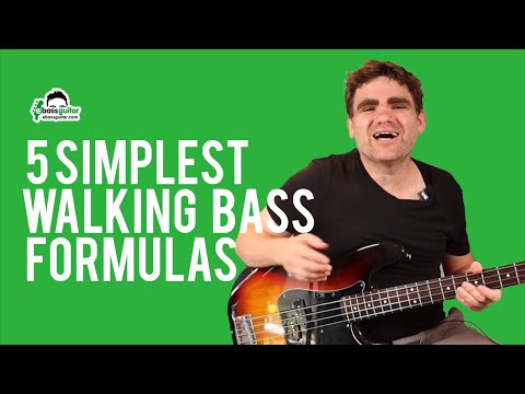 The 5 Simplest Walking Bass Formulas - Exactly Where to Start