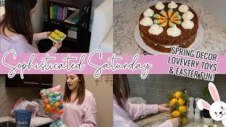 GET READY FOR SPRING & EASTER WITH ME // New Lovevery Playkit Toy Rotation + Carrot Cake