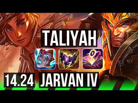 TALIYAH vs JARVAN IV (JGL) | KR Master | 14.24
