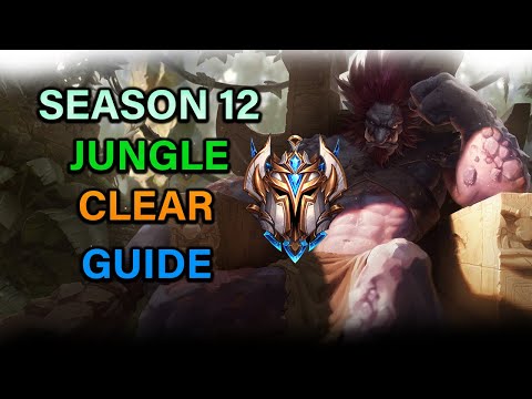Updated Trundle Fast Jungle Clear 3:17 | Season 12 | Jungleclear | Trundle