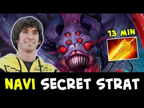 NaVi secret strat — Dendi mid Brood 13 min Radiance