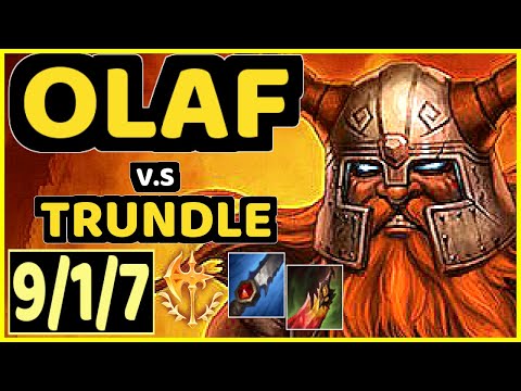 DIAMONDPROX (OLAF) vs TRUNDLE - 9/1/7 KDA JUNGLE CHALLENGER GAMEPLAY - EUW