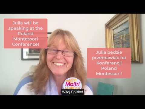 Julia is presenting at the Polish Montessori Conference!