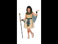 Kleopatra kostume, guld video