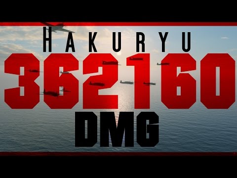 Hakuryu - 362K DMG- !!! - HIGHEST i have seen so far  :-) World of Warships replay