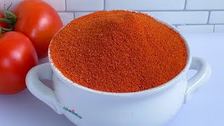 HOW TO MAKE TOMATO POWDER IN TWO WAYS