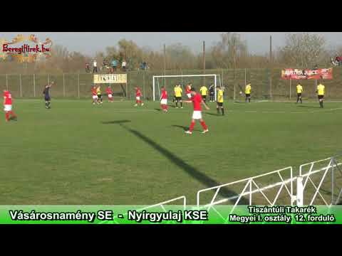 Austria Juice-Vásárosnamény SE - Nyírgyulaj KSE megyei I. bajnoki labdarúgó mérkőzés