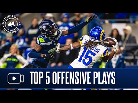 HIGHLIGHTS: Rams' Top 5 Offensive Plays From 2024 Season