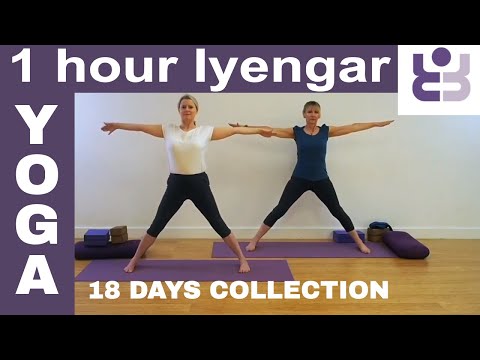 One Hour Iyengar Yoga Class - 18 Days of Yoga Collection