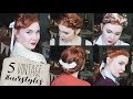 Top 5 Quick Easy Vintage Hairstyles for Natural Straight Hair , most searching!