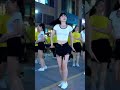 Chinese beauty dancing square dance