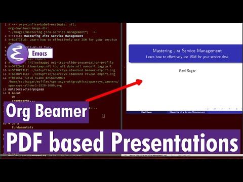 Org-mode - I started using beamer