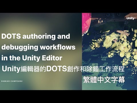 DOTS 創作和除錯流程 - Entities 1.0 - GDC 2022 繁體中文字幕