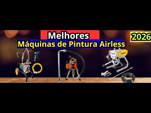 (NOVO)Qual Máquina de Pintura Airless Comprar em 2026? As 3 Melhores para Não Errar!